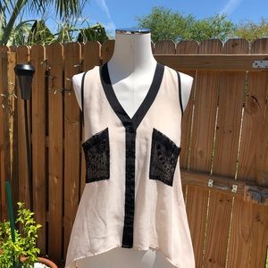 Nicolette Flowy Sleeveless Blouse